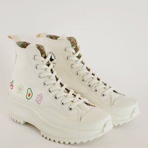 Converse Run Star Hike Embroidered Women's Platform Sneakers A03560C NWT